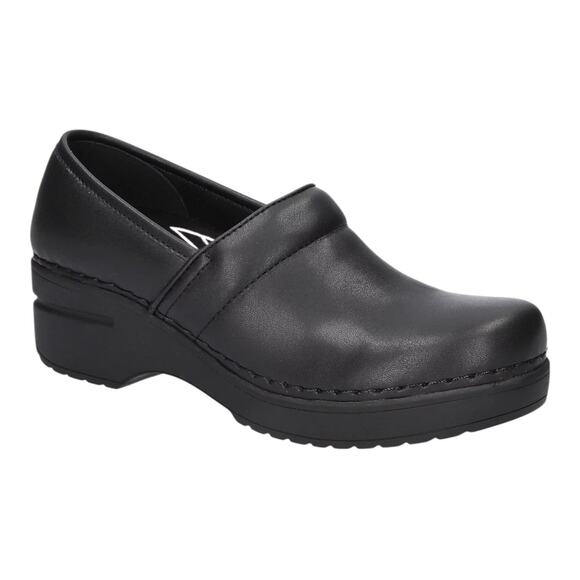Easy Works by Easy Street Women's Lead Slip Resistant Clogs Black Size 8 1/2 - Picture 1 of 5